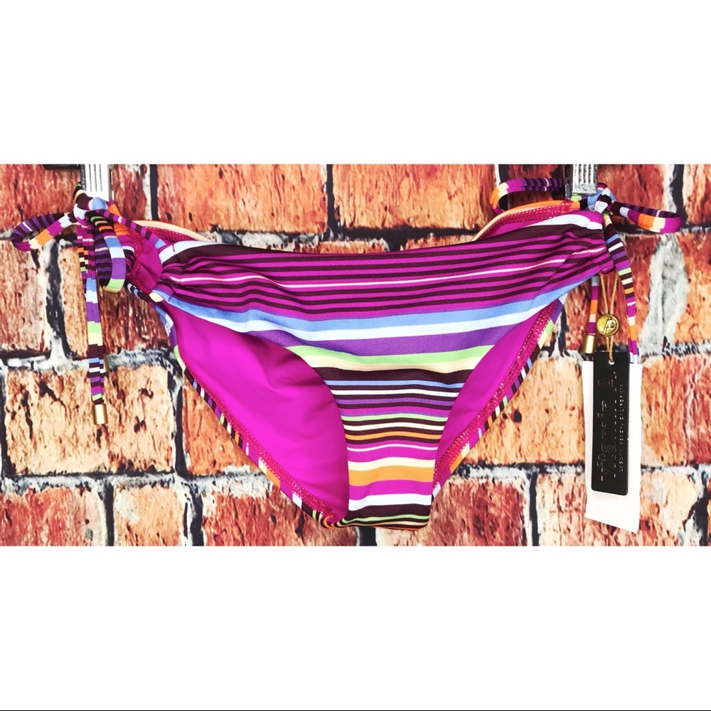 Vitamin A Amahlia Steven Ruched Back Bikini Bottom
